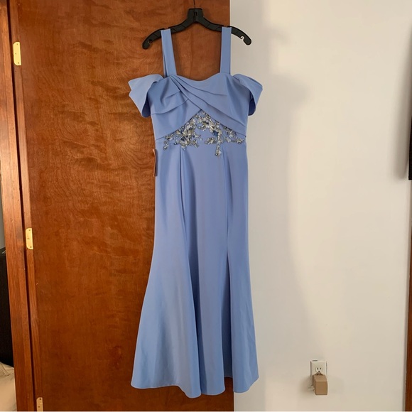 marchesa notte blue embroidered dress Avalon Dress - Black | Dresses & Jumpsuits main image 1